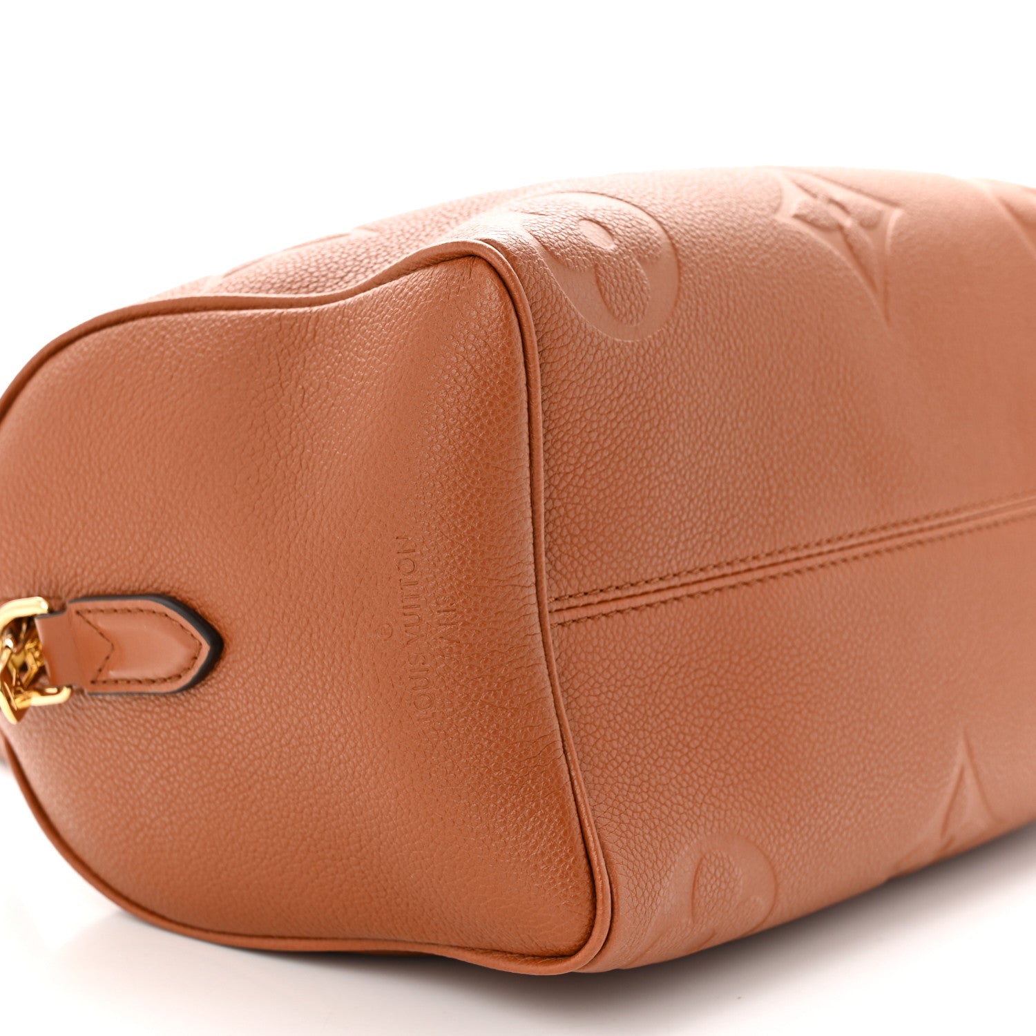 Louis Vuitton Empreinte Monogram Giant Speedy Bandouliere 25 Cognac 8 of 9