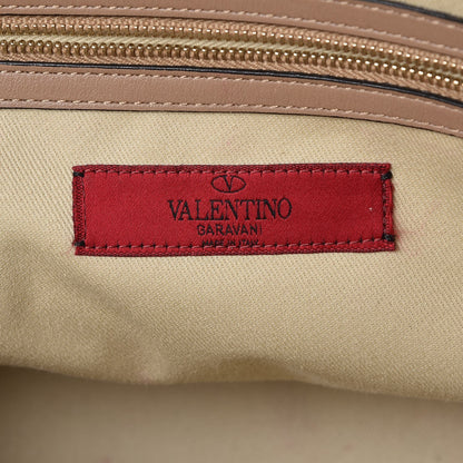 Valentino Garavani Vitello Rockstud Dome Shopper Alpaca 6 of 7