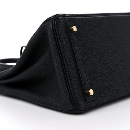 Hermes Togo Birkin 30 Black 8 of 11