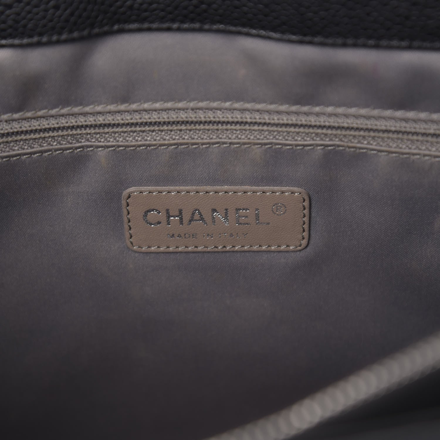 Chanel Caviar Quilted XL Grand Shopping Tote GST Black 9 of 20