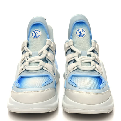 Louis Vuitton Calfskin LV Archlight Gradient Sneakers 36.5 Light Blue 2 of 8