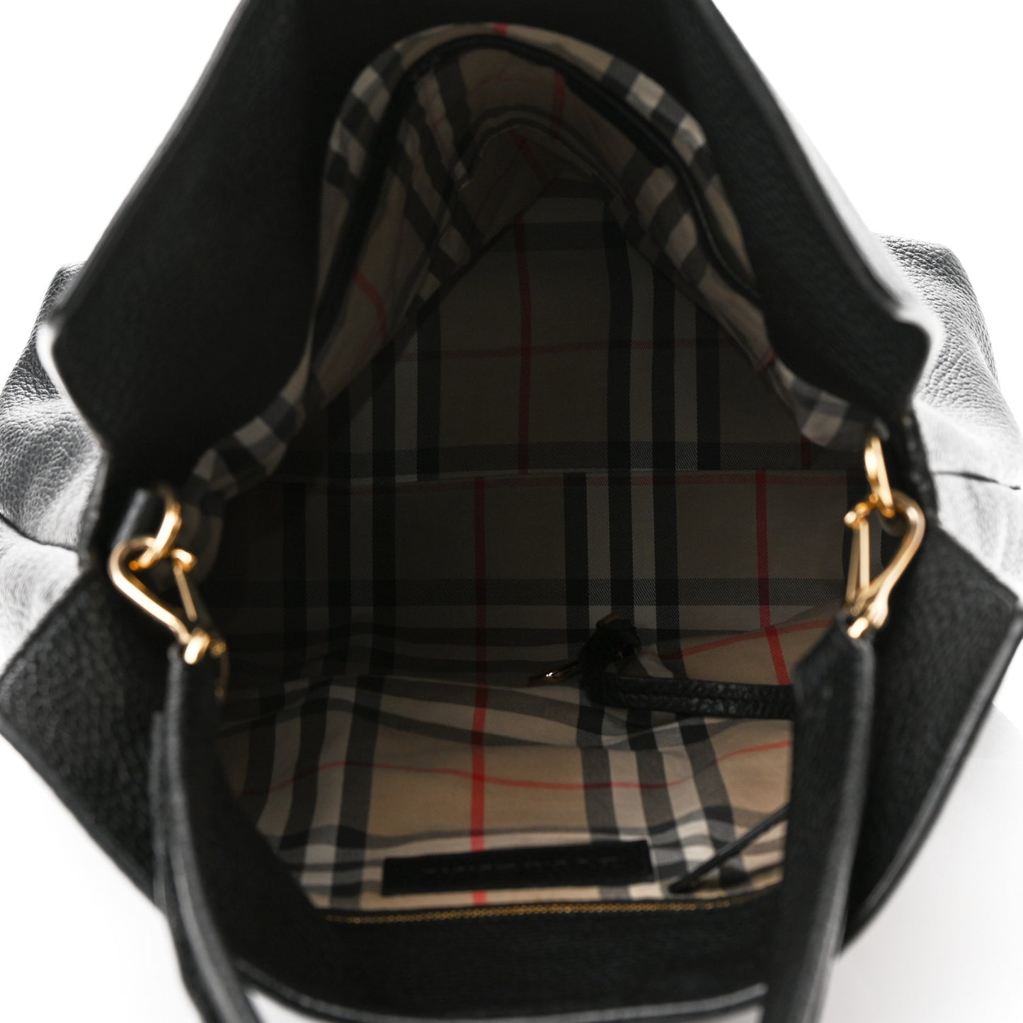 Grainy Calfskin Medium Cale Hobo Black