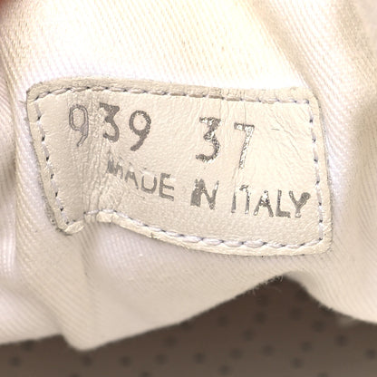 Prada Gabardine Triangle Logo Bi-Color Wheel 35mm Sneakers 37 White Corda 6 of 11
