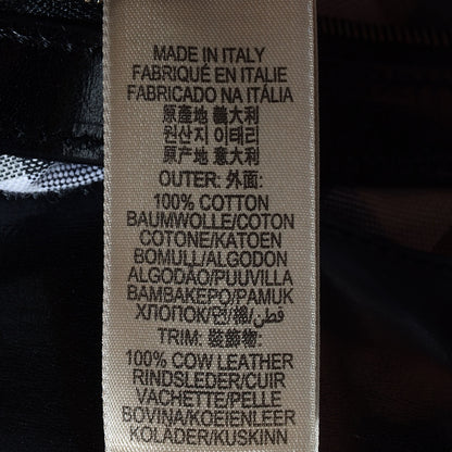 Burberry Canvas Bridle Calfskin Large Lynher Tote Black 8 of 11