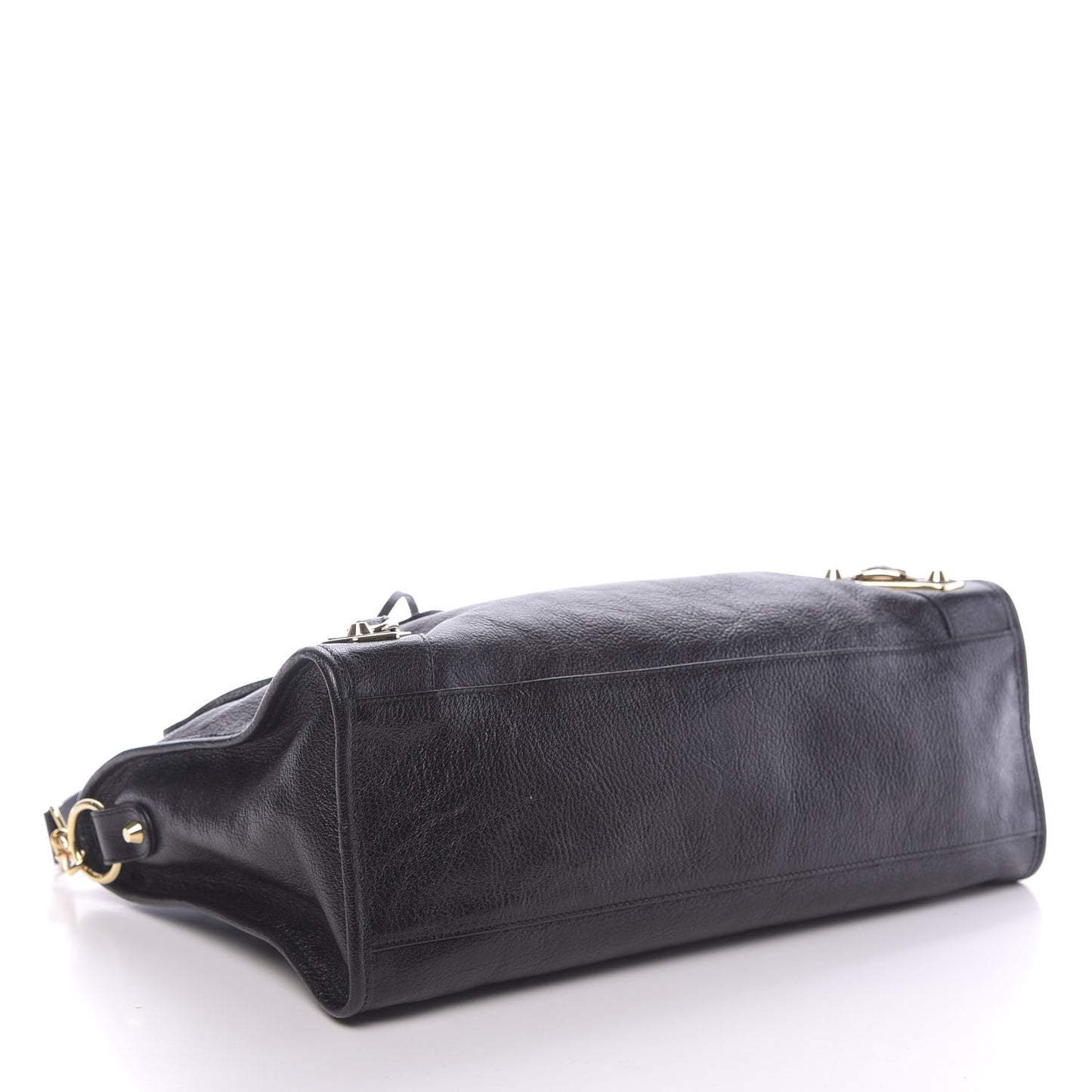 Chevre Gold Metallic Edge Hardware City Black