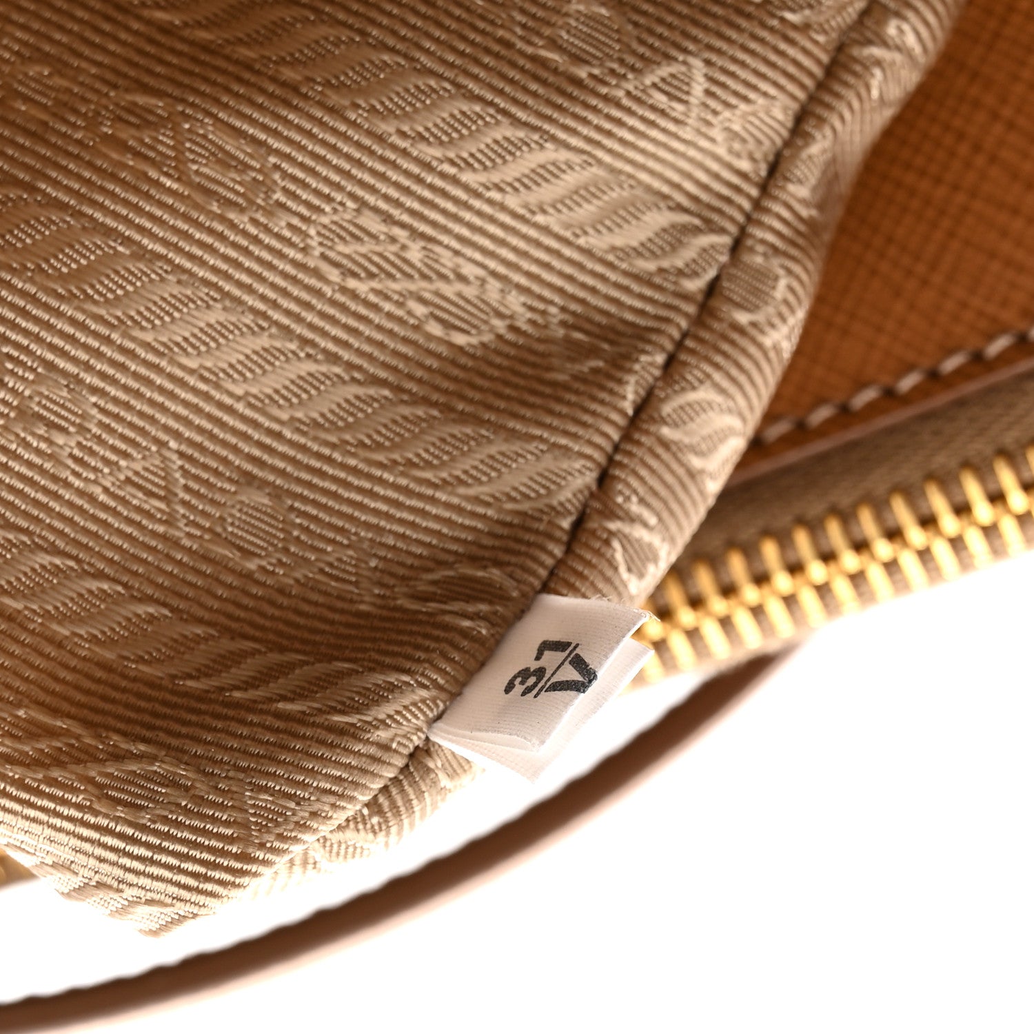 Prada Saffiano Lux Large Galleria Double Zip Tote Caramel 7 of 10