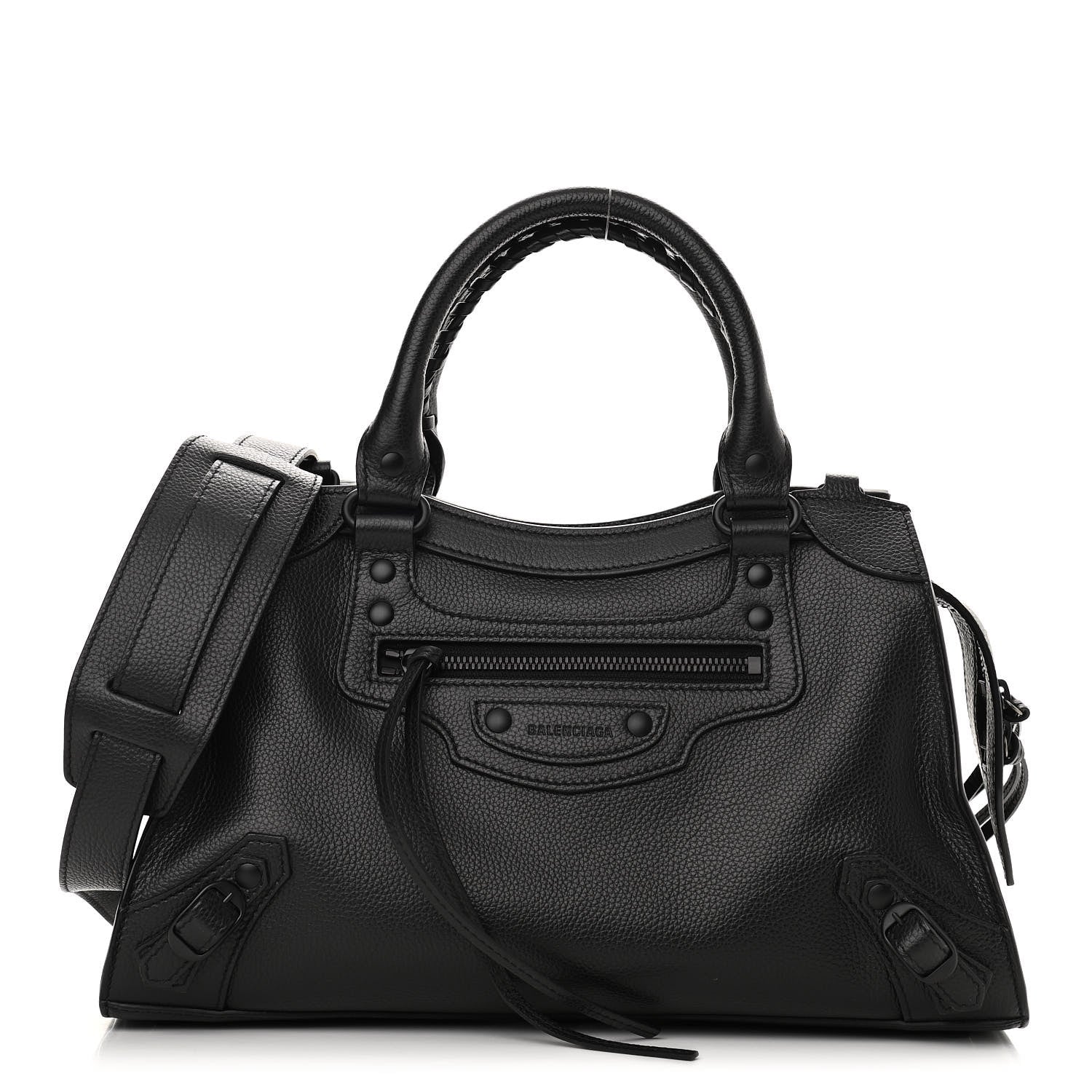 Balenciaga Grained Calfskin Neo Classic Black Hardware S City Black 1 of 9