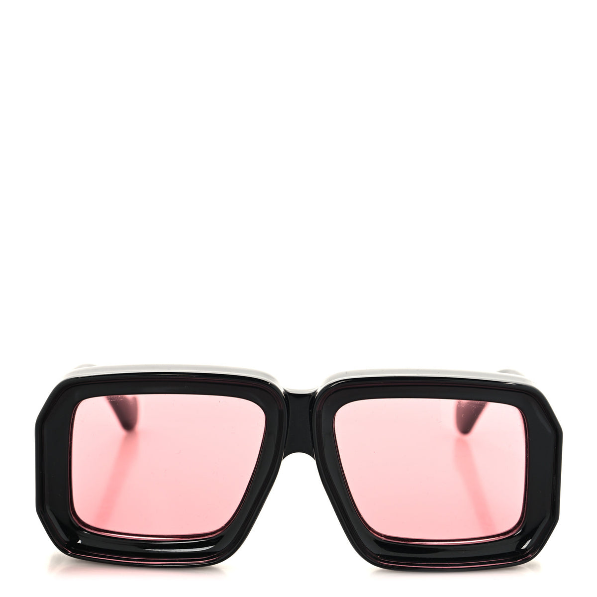 Acetate Paula's Ibiza Dive In Mask Sunglasses LW40064U Black Pink