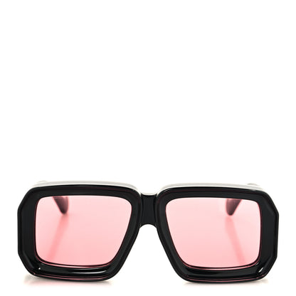 Loewe Acetate Paula's Ibiza Dive In Mask Sunglasses LW40064U Black Pink 2 of 8
