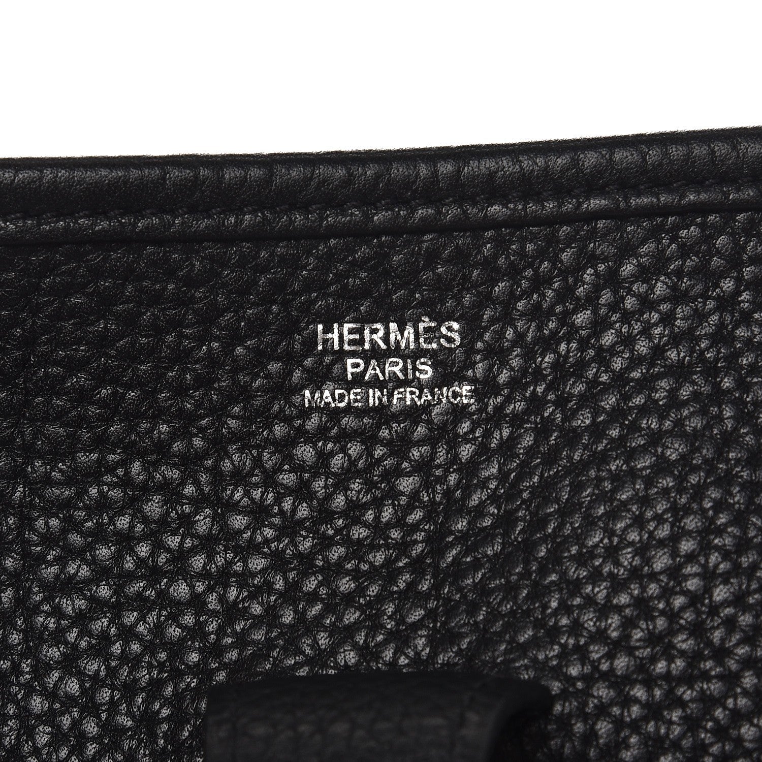 Hermes Taurillon Clemence Evelyne III GM Black 6 of 8