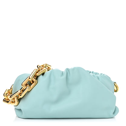 Bottega Veneta Calfskin The Pouch Chain Spearmint 1 of 10