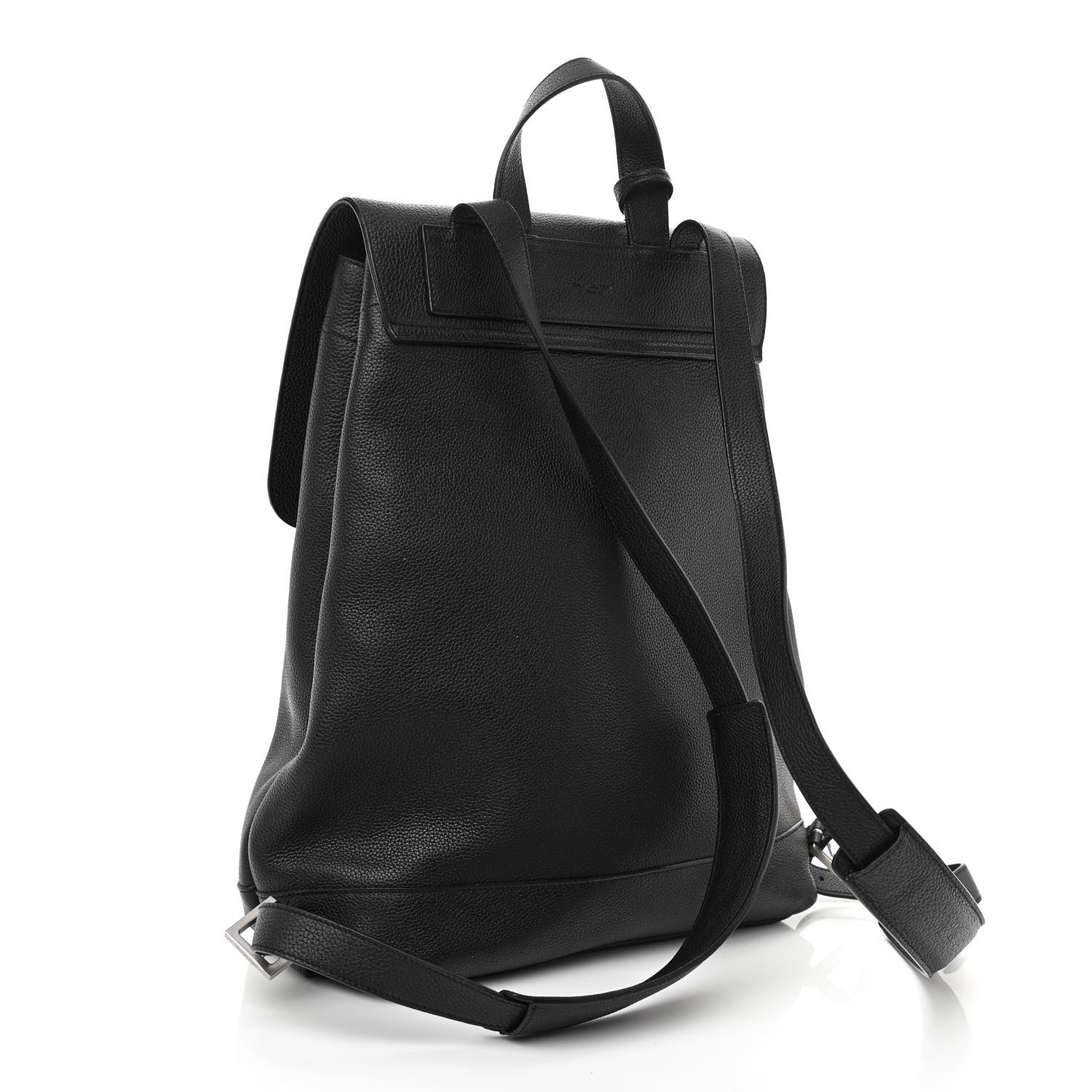 Saint Laurent Grained Calfskin Sac De Jour Backpack Black 3 of 9