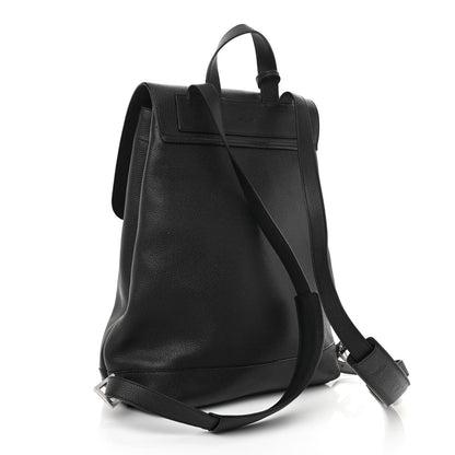 Saint Laurent Grained Calfskin Sac De Jour Backpack Black 3 of 9