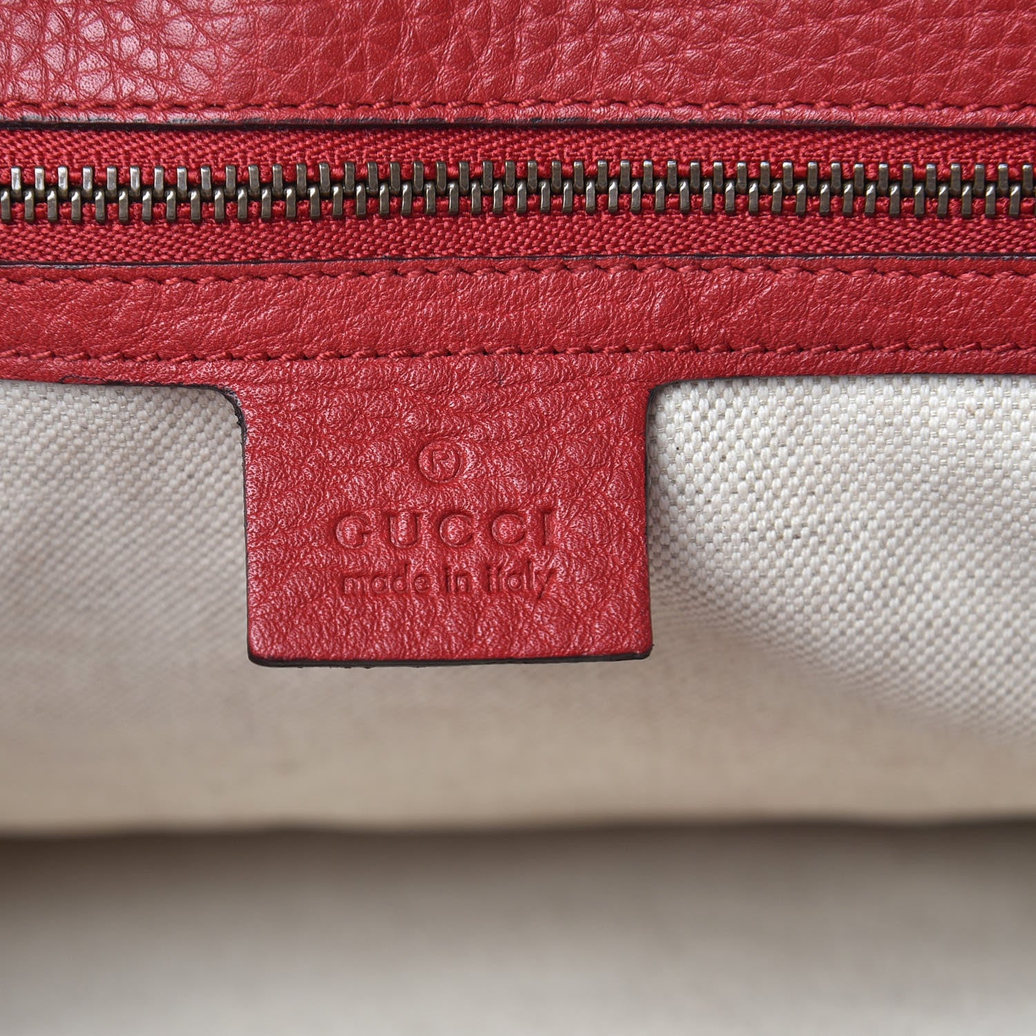 Gucci Cellarius Calfskin Large GG Marmont Shoulder Bag Vulcanic Red 8 of 16