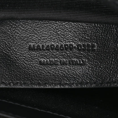 Saint Laurent Calfskin Y Quilted Monogram Small Loulou Chain Satchel Black 7 of 14