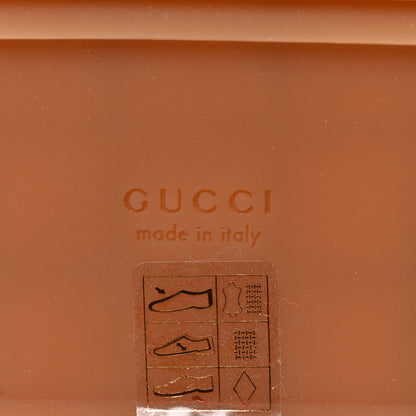 Gucci Monogram Maxi GG Angelina Platform 55mm Slide Sandals 38 Camel Ebony 7 of 8