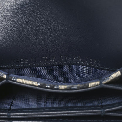 Christian Dior Oblique Saddle 5-Gusset Card Holder Blue 7 of 9
