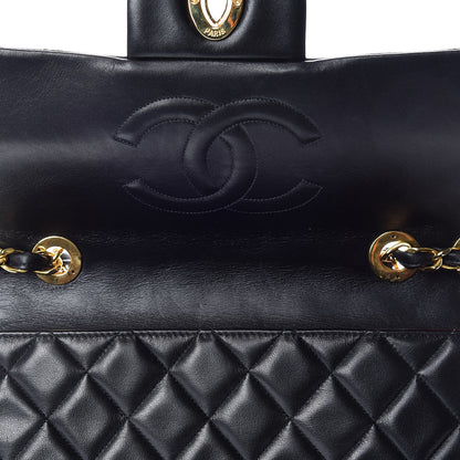 Chanel Lambskin Quilted XL Jumbo Single Flap Black 9 of 16