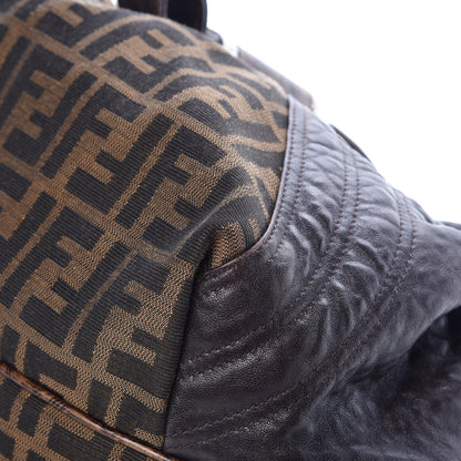 Fendi Zucca Nappa Nuvolata Vitello Tortuga Spy Tobacco Moro 13 of 18