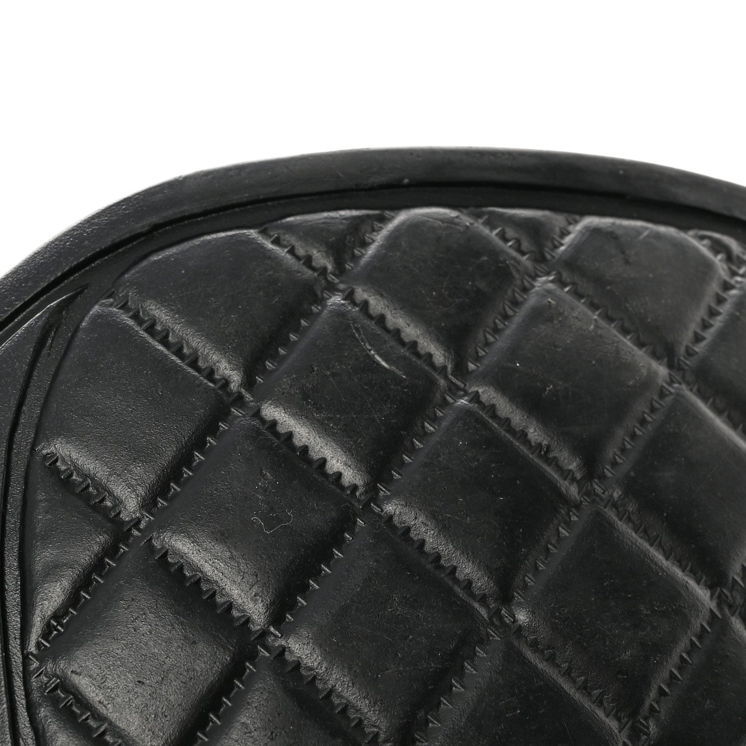 Chanel Rubber Camellia Rain Boots 38 Black 13 of 14