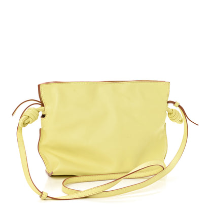 Loewe Calfskin Mini Flamenco Knot Bag Yellow 3 of 8