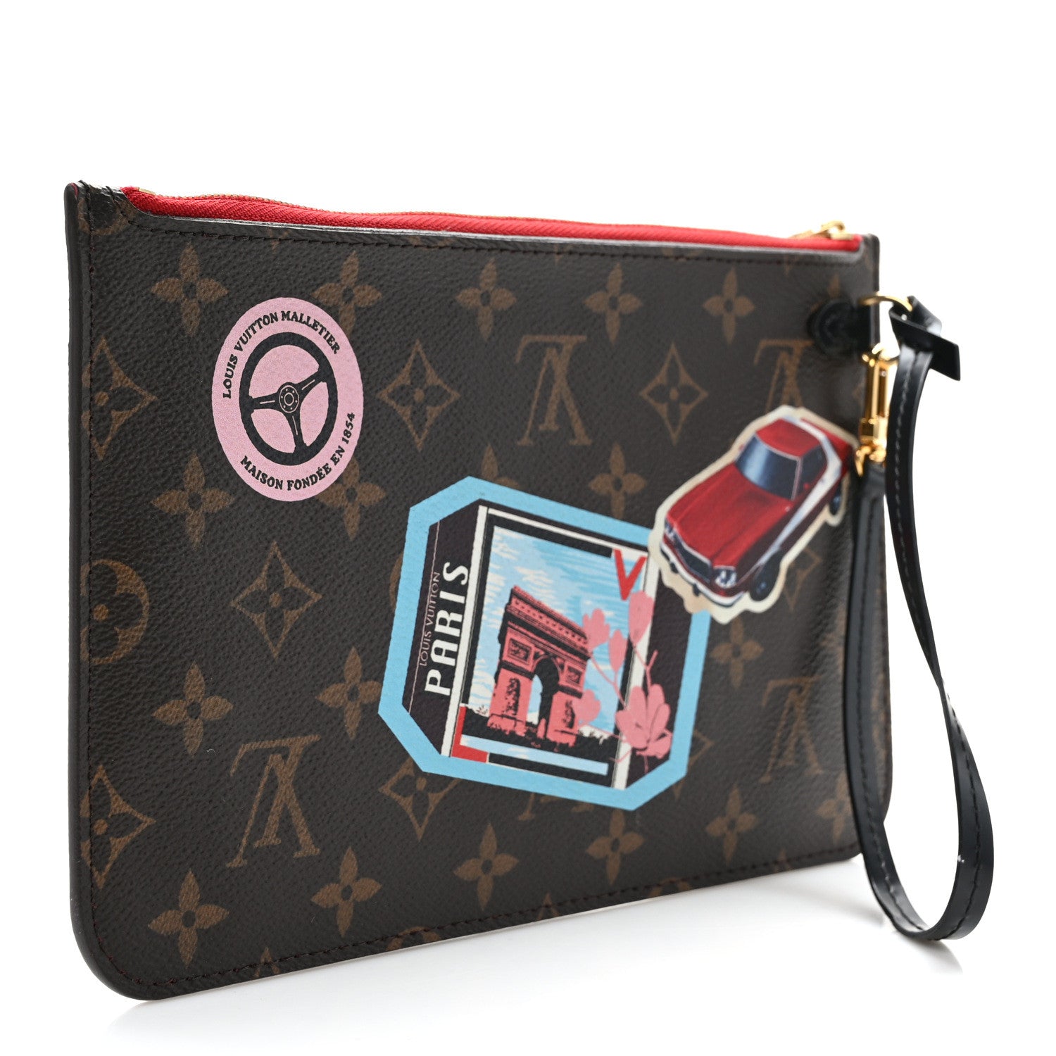 Louis Vuitton Monogram World Tour Neverfull MM GM Pochette 3 of 8
