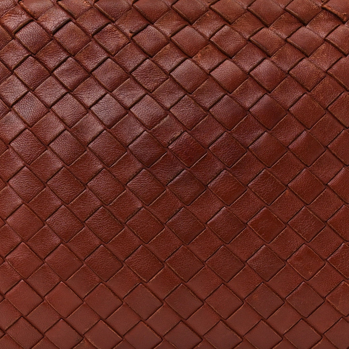 Nappa Intrecciato Nodini Crossbody Messenger Terracota