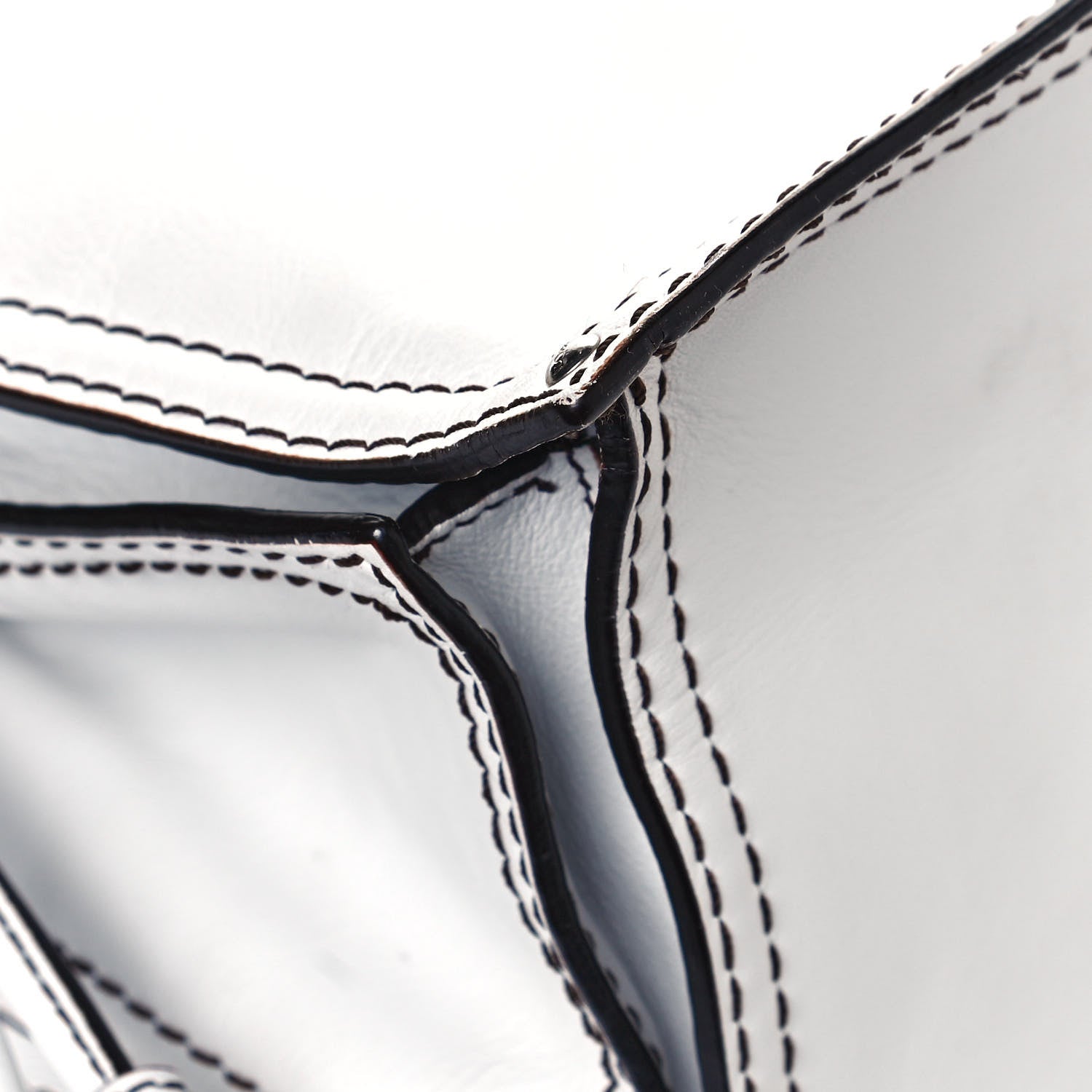 Loewe Calfskin Medium Shopping Tote White 8 of 15