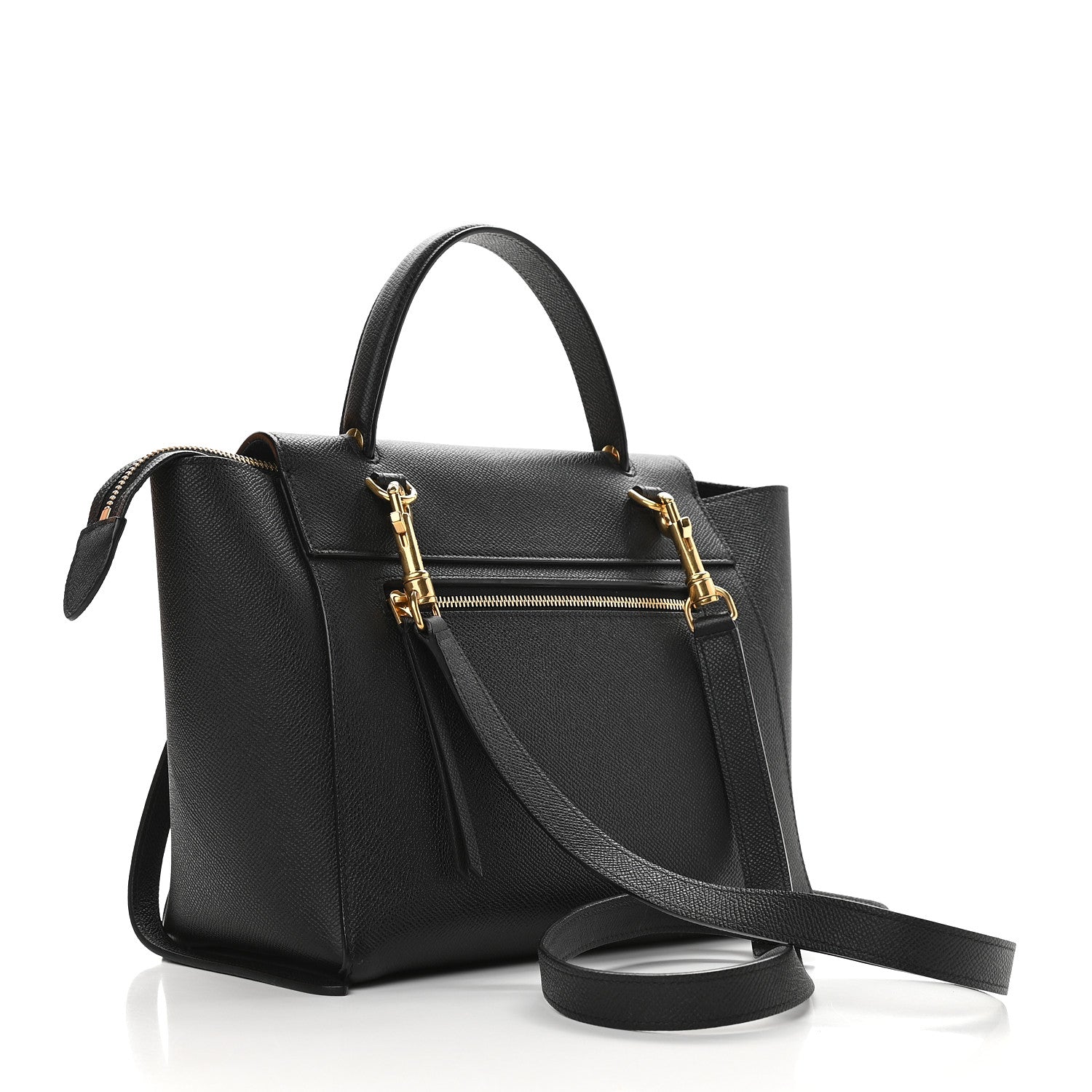 Celine Grained Calfskin Micro Belt Bag Black 3 of 8