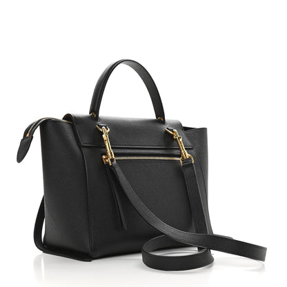 Celine Grained Calfskin Micro Belt Bag Black 3 of 8