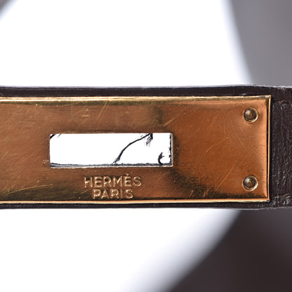 Hermes Box Kelly Retourne 32 Chocolate 27 of 64