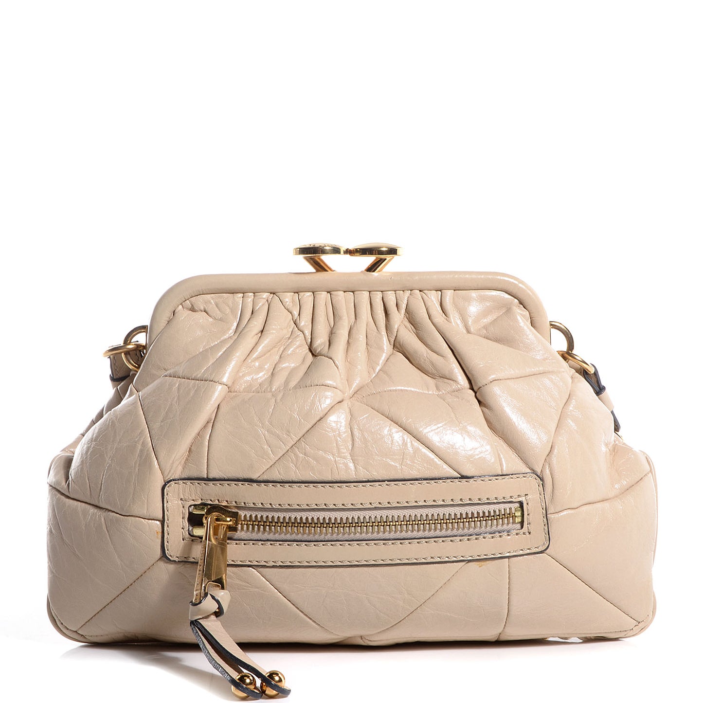 Calfskin Patchwork Little Stam Beige