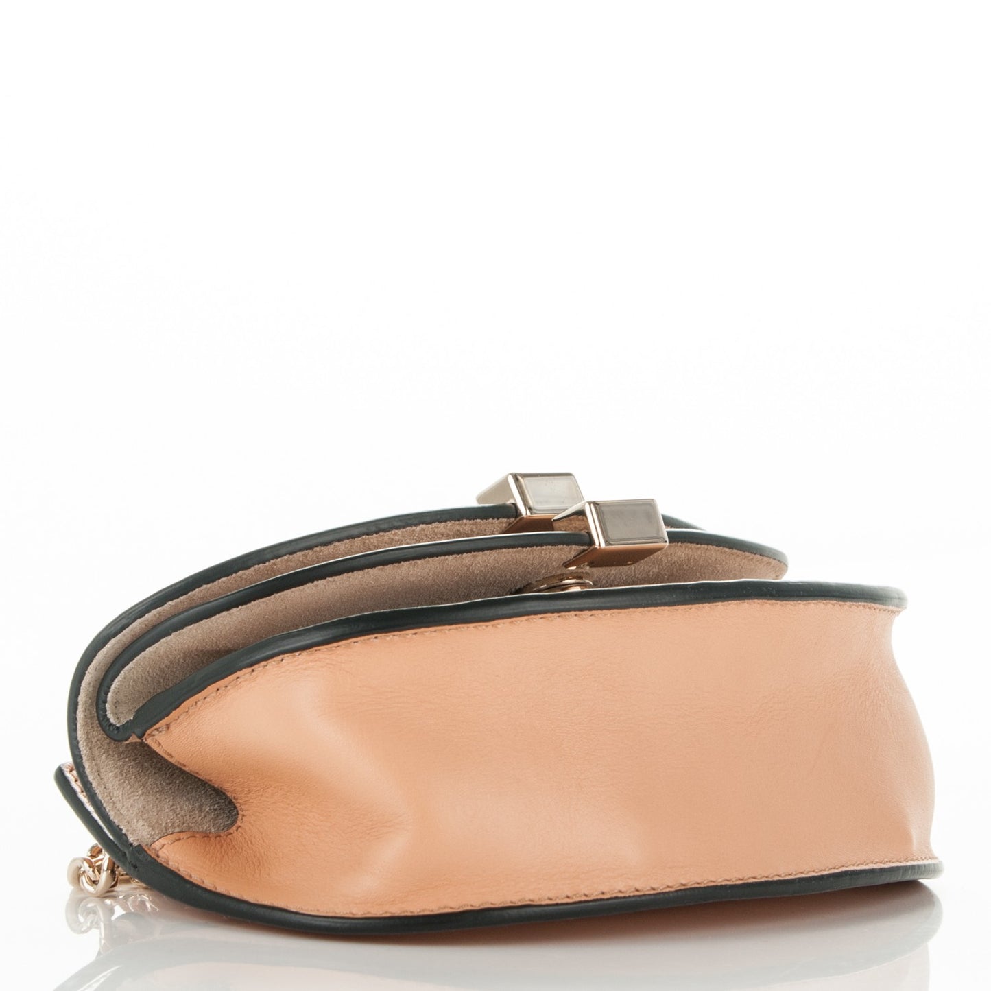 Lambskin Nano Georgia Crossbody Bag Misty Beige