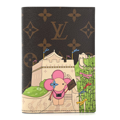 Louis Vuitton Monogram 2021 Christmas Animation China Passport Cover Myosotis Blue 1 of 6