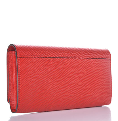 Louis Vuitton Epi Twist Wallet Coquelicot 3 of 8