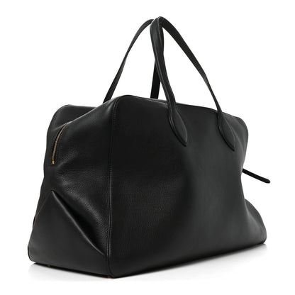 Khaite Pebbled Calfskin Large Maeve Weekender Bag Black 3 of 9
