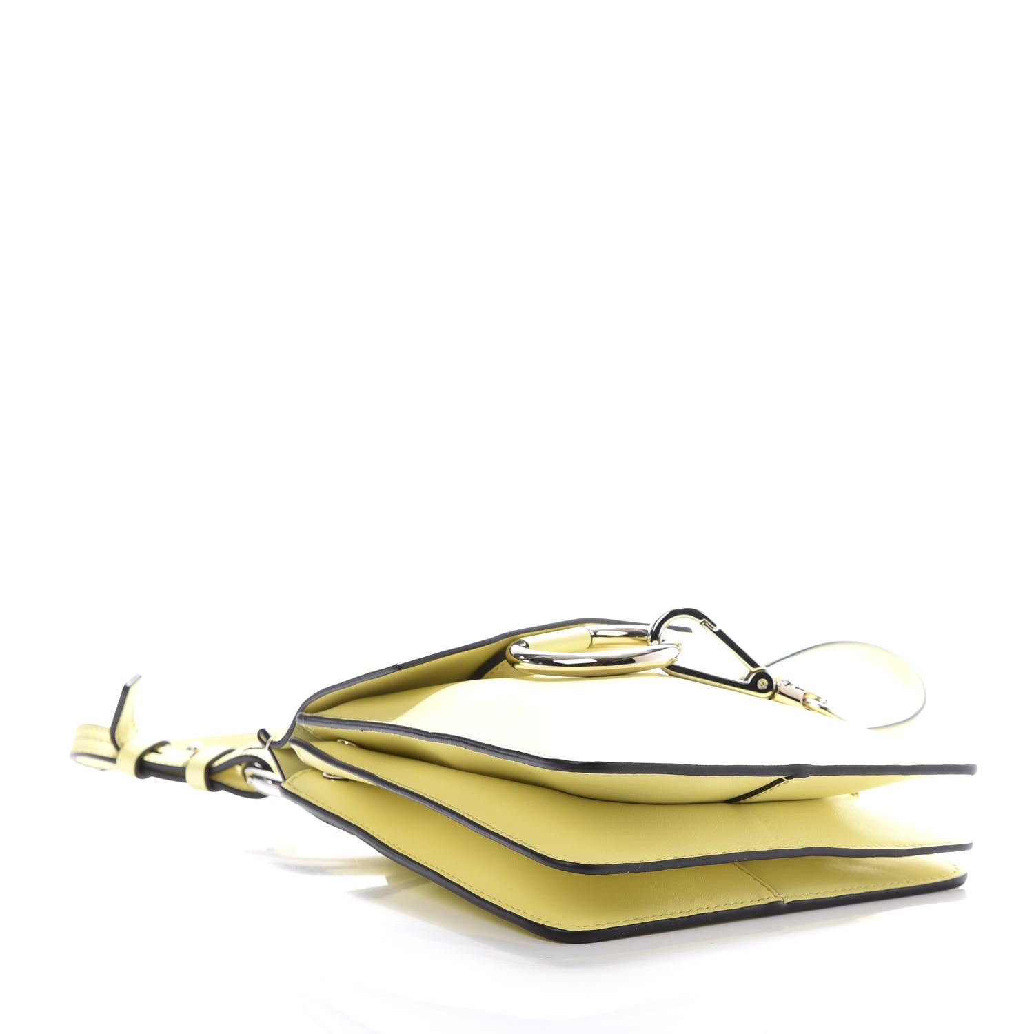 Chloe Suede Calfskin Mini Faye Bracelet Bag Lemonade 4 of 12