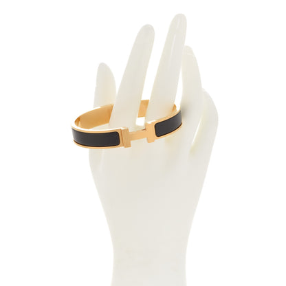 Hermes Matte Enamel Narrow Clic Clac HH Bracelet T5 Etain 2 of 7