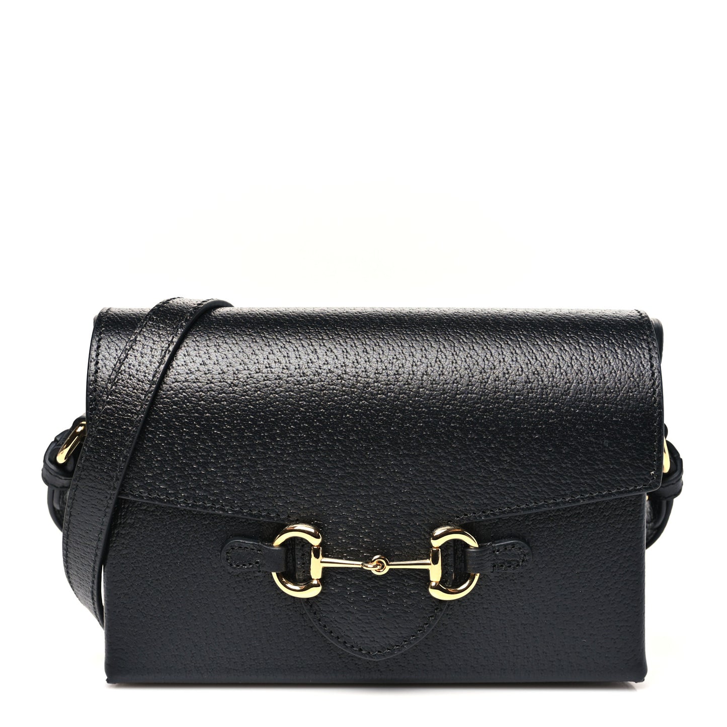 Calfskin Horsebit 1955 Shoulder Bag Black