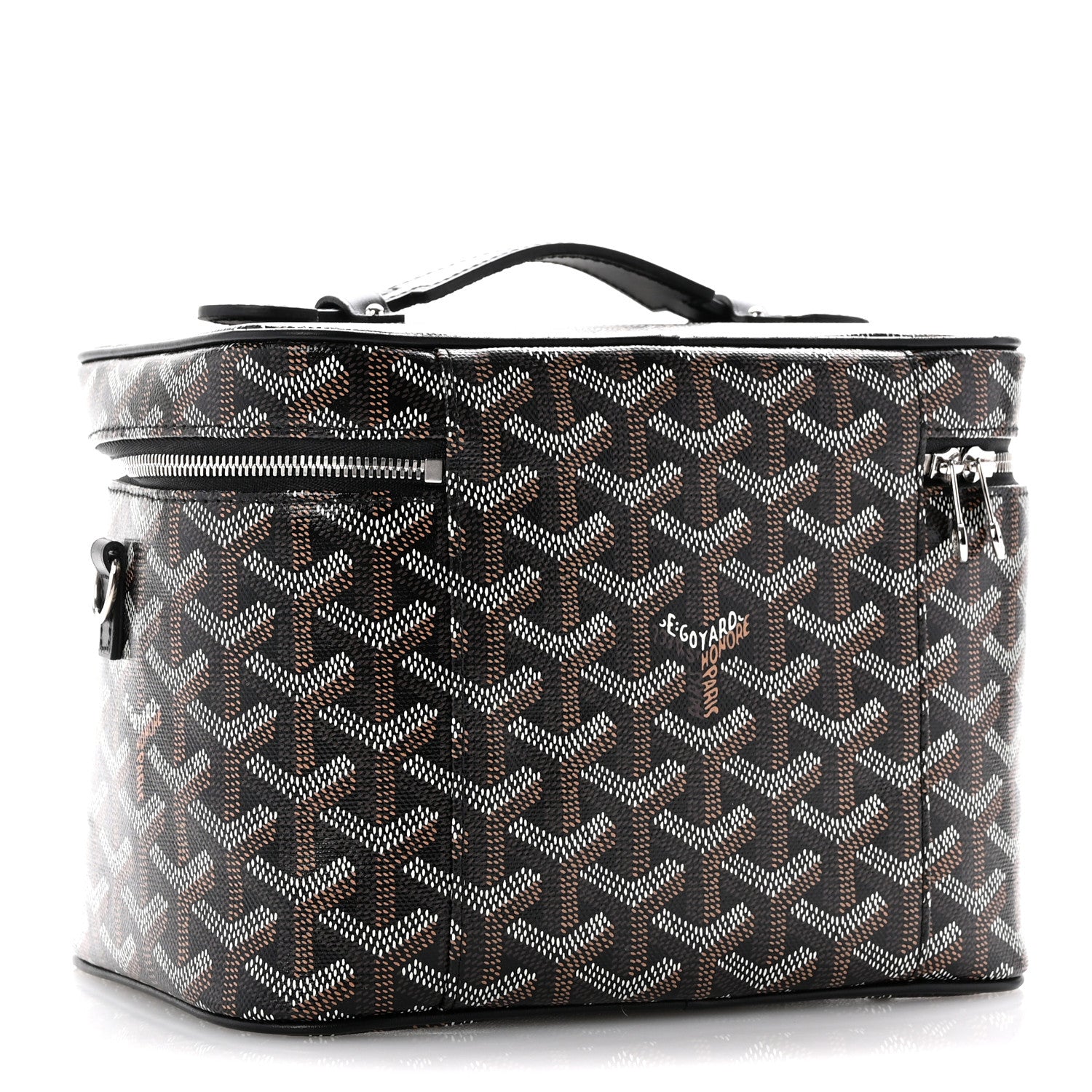 Goyard Goyardine Muse Vanity Case Black 3 of 8