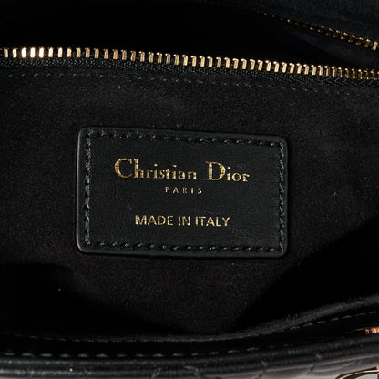 Christian Dior Lambskin Cannage Small My ABCDior Lady Dior Black 6 of 10