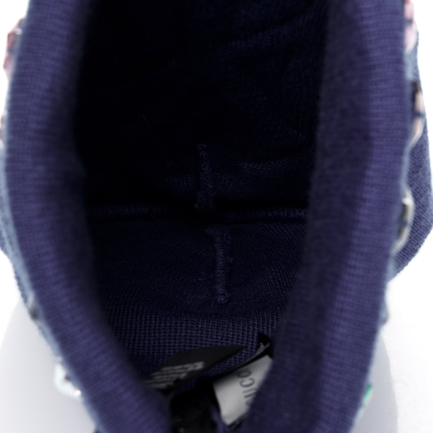 Gucci X MLB Wool Crystal NY Yankees Beanie Hat 58 Blue 4 of 7