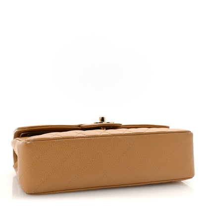 Chanel Caviar Quilted Small Double Flap Beige 4 of 13