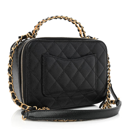 Chanel Caviar Quilted Small Pick Me Up Vanity Case Black 3 of 12