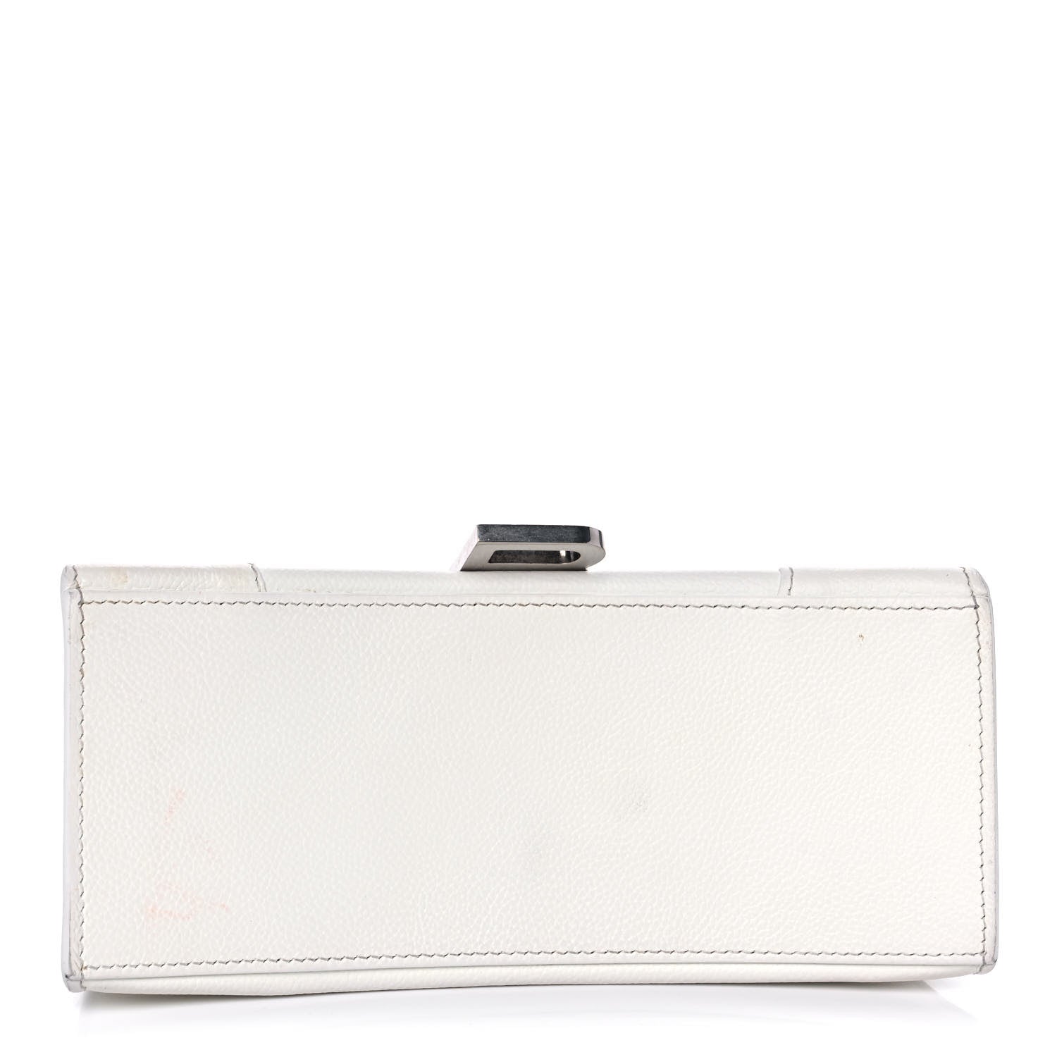 Balenciaga Grained Calfskin Small Hourglass Top Handle Bag White 4 of 24