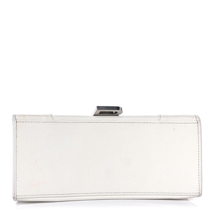 Balenciaga Grained Calfskin Small Hourglass Top Handle Bag White 4 of 24