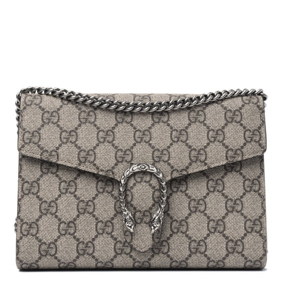 Gucci GG Supreme Monogram Mini Dionysus Chain Wallet Beige Taupe 1 of 5