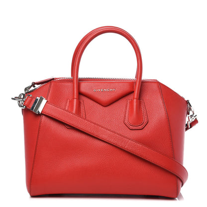 Givenchy Sugar Goatskin Small Antigona Medium Red 1 of 13