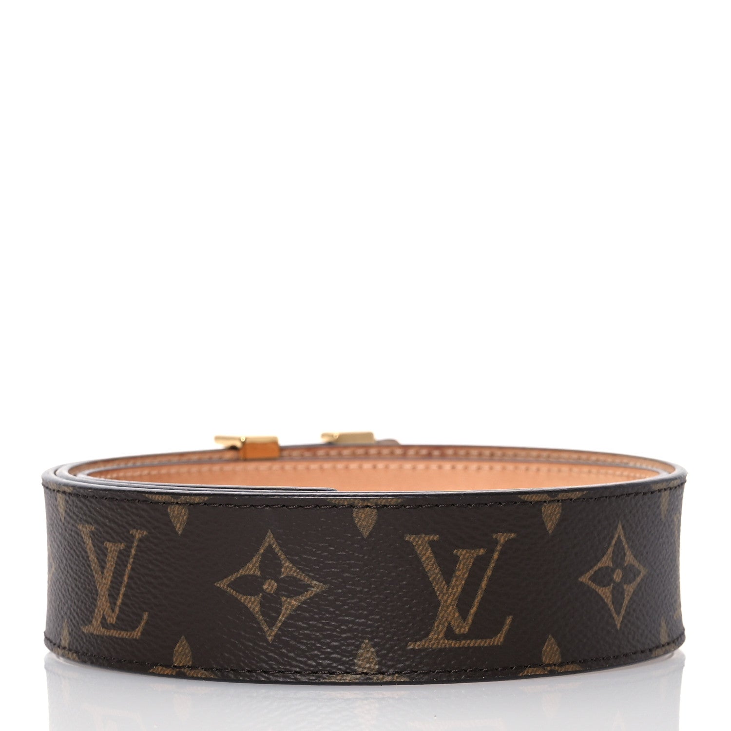 Louis Vuitton Monogram 40mm LV Initiales Belt 95 38 2 of 9