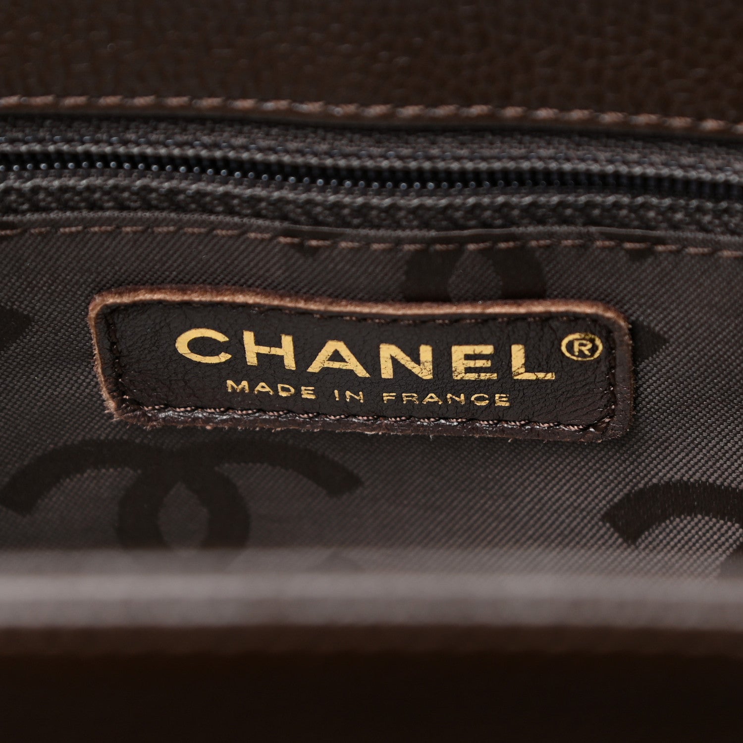 Chanel Caviar Shopper Tote Brown 5 of 17